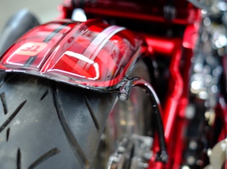 Heckfender mit Custom-Blinker