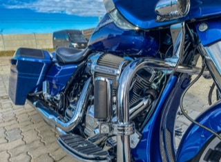Harley Davidson Road Glide "Die blaue Elise"