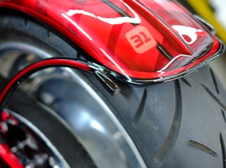 Heckfender mit Custom-Blinker