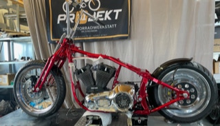 Softail EVO Rahmen Lackiert
