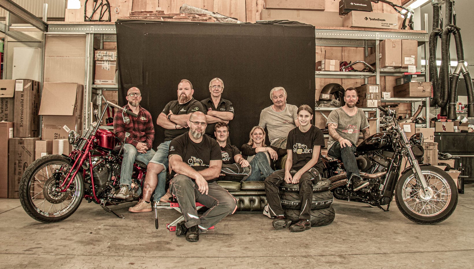 Das ganze Team von Projekt31 mit Christian, Andreas, Karl, Franz, Michi, Sandra, Peter, Elisabeth und Alex